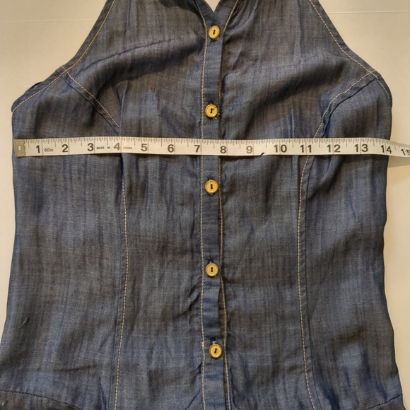 Arden B Women's Sleeveless Button Up Pant Jumpsuit, NWT , Size XS - Picture 10 of 11